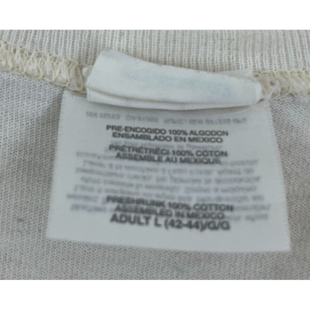 Lida Souers T-Shirt Adult L Southwestern Art to Wear Vintage Ivory 100% Cotton - Picture 7 of 11